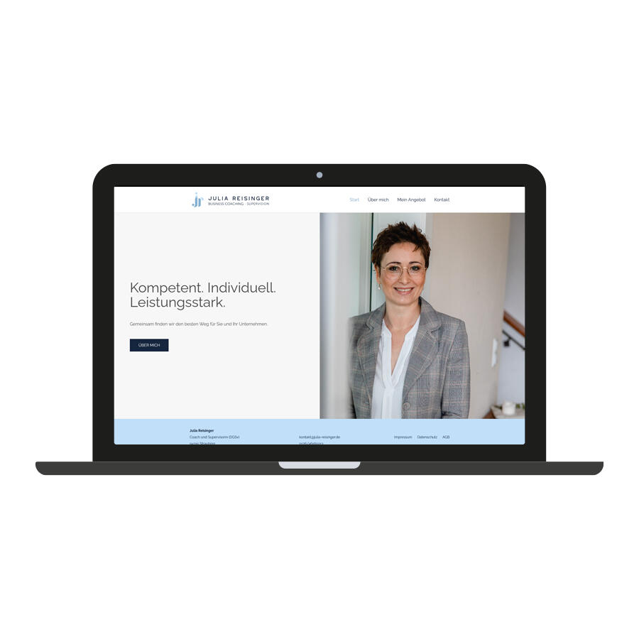 Webseite Julia Reisinger www.julia-reisinger.de