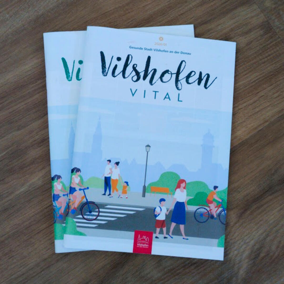 Printdesign Gesundheitsbroschüre Vilshofen an der Donau
